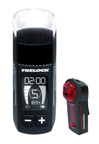 Trelock LS760/740 LED Akkuleuchten Set 100 LUX Neu