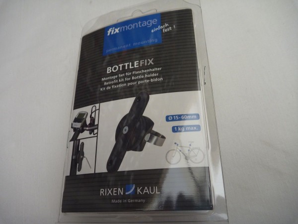 RIXEN & KAUL Trinkflaschenhalter-Adapter "Bottle Fix" für Rohr-ø 15-60 mm