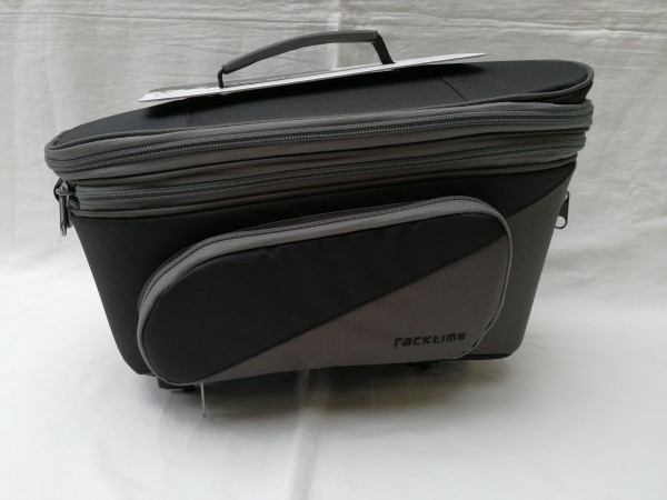 Racktime Gepäckträgertasche Talis Plus trunk bag carbon schwarz / stone grau