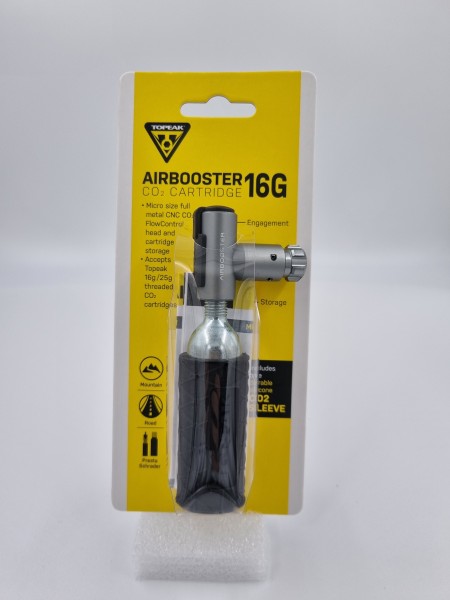 Topeak Airbooster CO2 Cartridge 16 g CO2-Kit