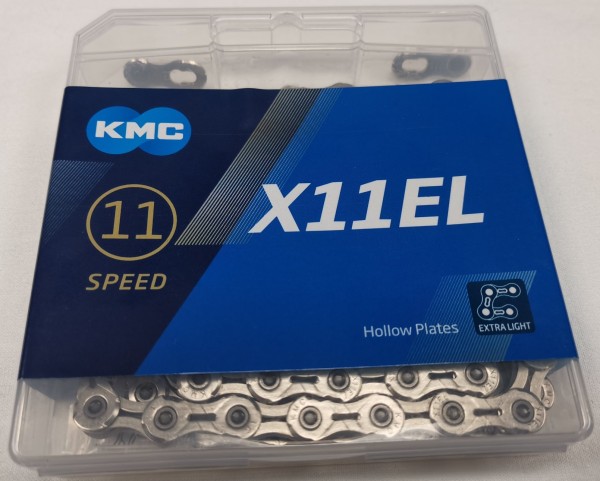 KMC X11EL Kette 11-fach 118 Glieder Silber