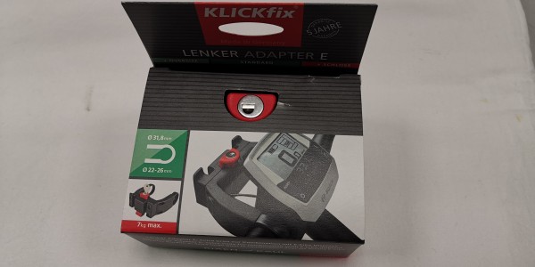 KLICKFIX abschliessbarer E-Lenkeradapter E-Bike Displays wie Bosch, Rixen & Kaul